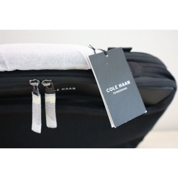 Cole Haan F12306 Men's Black Zerogrand Attache Briefcase/Laptop Travel Bag - Picture 3 of 9